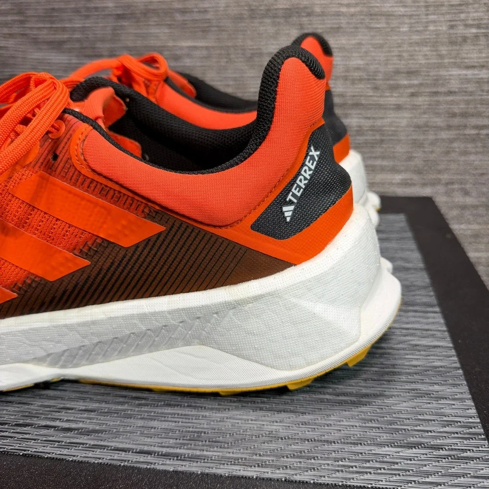 adidas Men Size 15 Orange Terrex Soulstride Flow Trail Running Shoes IE8455